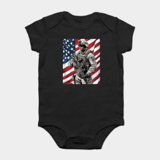 Marine Corps Baby Bodysuit